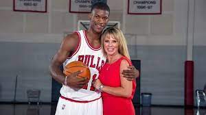Jimmy Butler with his loving mother Michelle.
